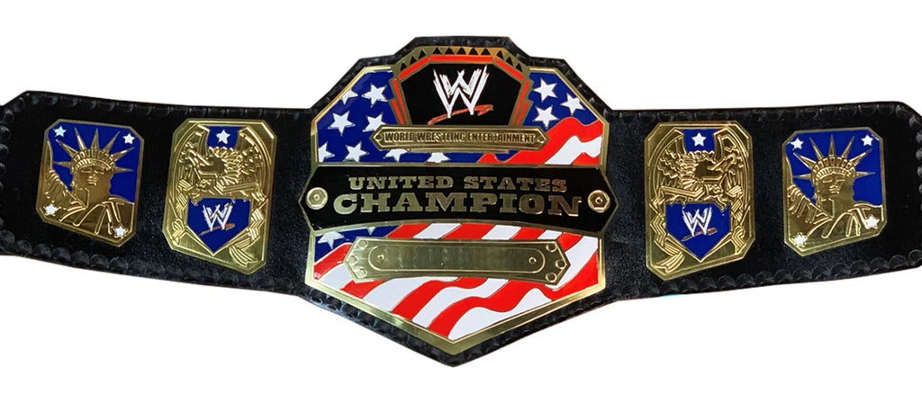 World Wrestling Entertainment Championship Belt United States Title WWE Belt - BRASS, 4 MM